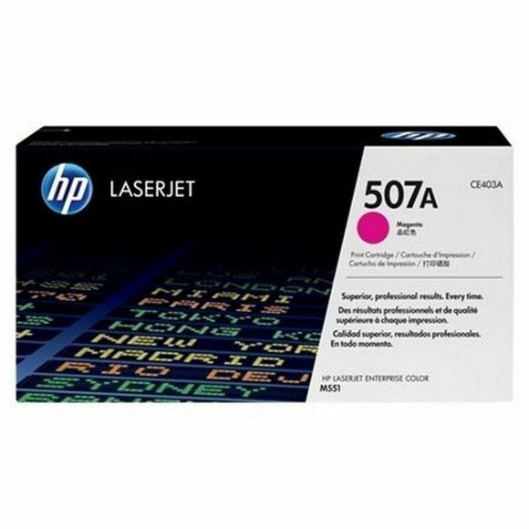 Original Toner HP CE403A Red Magenta-0