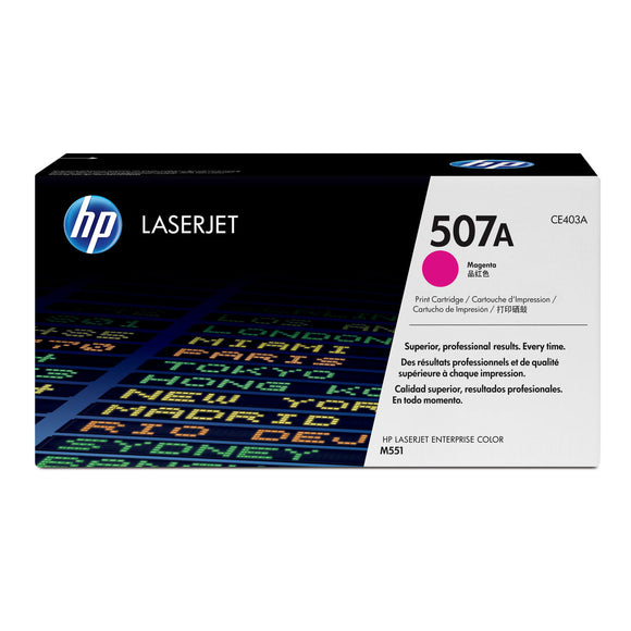 Original Toner HP 507A Red Magenta-0