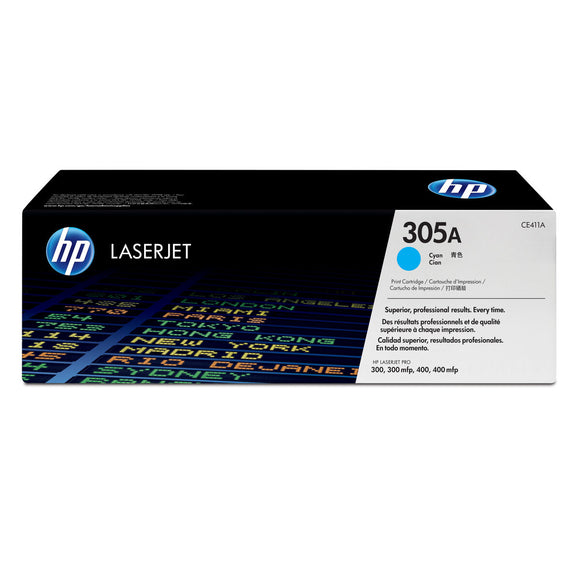 Original Toner HP 305A Cyan-0