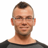 Men' Spectacle frame Longines LG5006-H-55090 Blue Ø 55 mm-1