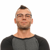 Men' Spectacle frame Omega OM5017-53092 Grey Ø 53 mm-1