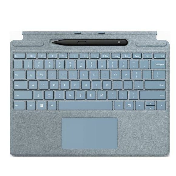 Keyboard Microsoft 8XB-00072 Grey Silver Spanish Qwerty-0