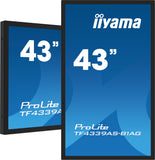 iiyama TF4339AS-B1AG Monitor 42.5" 4K LED Touchscreen Black