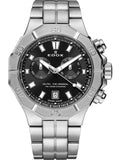 Edox Watch 10113-3M-NIN Gent Quartz 20 ATM Chronograph Sapphire Glass