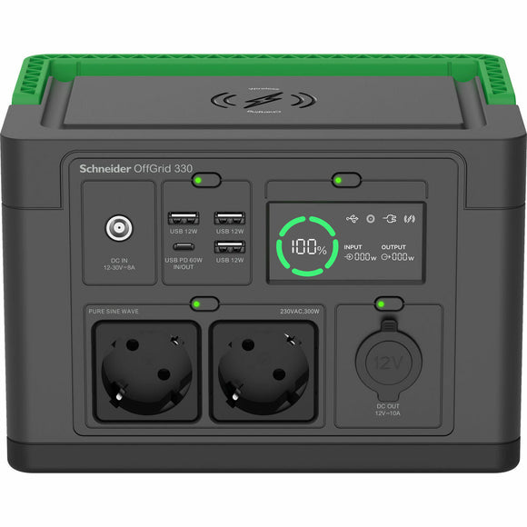 Uninterruptible Power Supply System Interactive UPS APC PPS330-GR Black Green 50 W-0