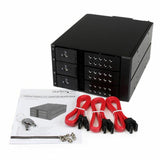 Rack Startech HSB3SATSASBA Black 3,5" Portable-0