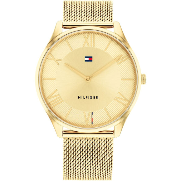 Men's Watch Tommy Hilfiger 1710515 Golden (Ø 43 mm)-0