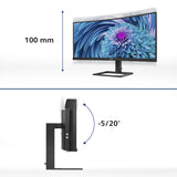 Philips E Line Monitor 34" 3440x1440 LED Black 346E2CUAE/00
