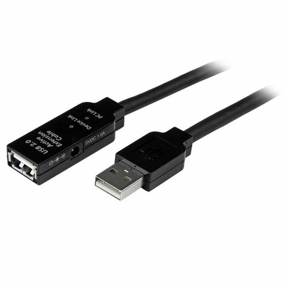 USB Cable Startech USB2AAEXT35M Black-0