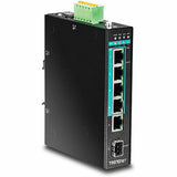 Trendnet Switch TI-PG541 Cabinet 5-Port 12 Gbps RJ45 PoE