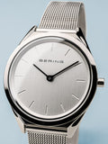 BERING Unisex Watch 17031-000 Quartz 5 ATM Sapphire Glass 31 Mm Stainless Steel Official