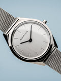 BERING Unisex Watch 17031-000 Quartz 5 ATM Sapphire Glass 31 Mm Stainless Steel Official