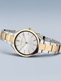Bering Watch 17231-704 Quartz 10 ATM Sapphire Glass SS Gold Case Bracelet Official Box