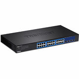 Switch Trendnet TEG-30284 1000 Mbit/s Black-2