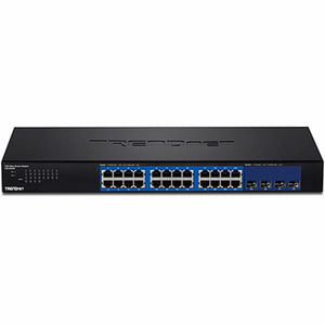 Switch Trendnet TEG-30284 1000 Mbit/s Black-0