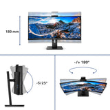 Philips P Line Monitor 34-inch 3440x1440 UWQHD LED Black