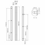 Connecting Tube Vogel's 7227180 1,8 m Black-2