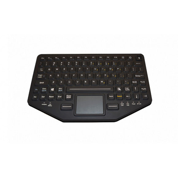 Keyboard Gamber Johnson 7300-0113 Black Spanish Qwerty-0