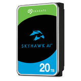 Seagate SkyHawk AI Hard Drive 20 TB, 7200 RPM, 512 MB Cache, 3.5" SATA III