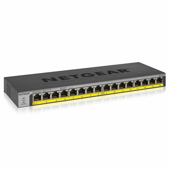 Switch Netgear GS116LP-100EUS Black RJ-45 x 16-0