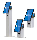 SpacePole Kiosk SPK402-02 Black Metal POS 75/100mm