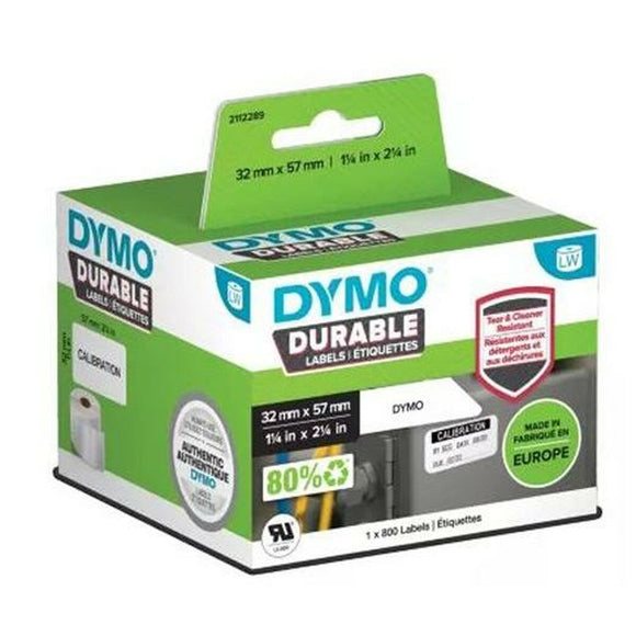 Labels Dymo Durable White polypropylene-0