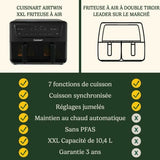 Air Fryer Cuisinart AFD10XBLE Black 2400 W 10,4 L-1