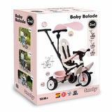 Tricycle Smoby Paseo para bebés Pink-1