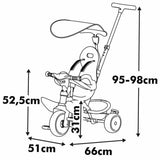 Tricycle Smoby S.Life Balade Multicolour-12