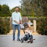 Tricycle Smoby Baby Driver Grey-15