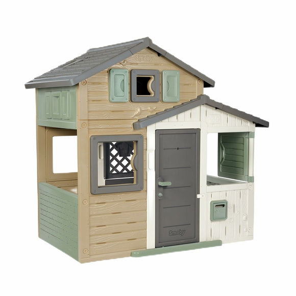 Children's play house Smoby GREEN EVO FRIENDS HOUSE 175,4 x 114,3 x 162 cm-0