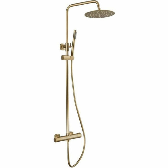 Shower Rose Rousseau DODDY Yellow Brass ABS Polished brass-0