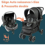 Baby's Pushchair Bambisol Black-4