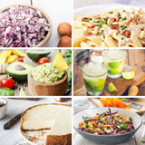 Manual mini chopper with pull cord Tefal K13304DISP White Stainless steel Plastic-13