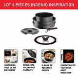 Cookware Tefal Ingenio Grey 6 Pieces-4