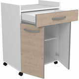 Occasional Furniture Oslo White Oak 60 x 44 x 81 cm-3