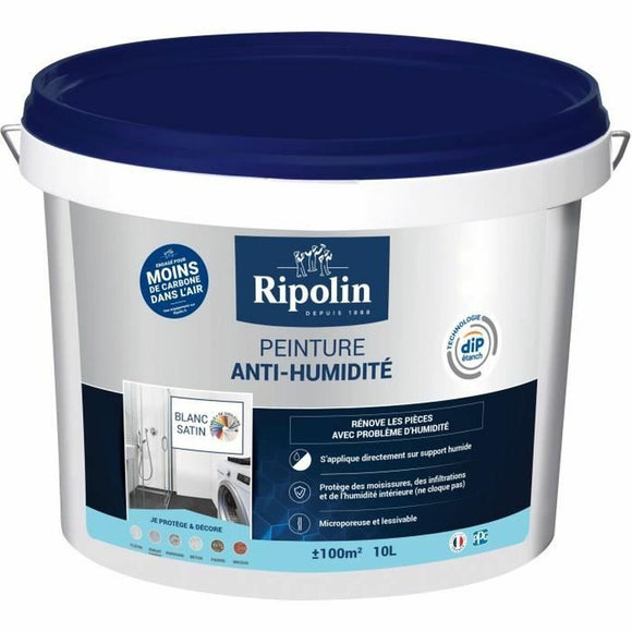 Primer Paint Ripolin White Satin finish 10 L-0