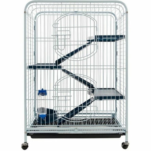 Cage Tyrol 205594 Rodents With wheels Plastic 64 x 44 x 93 cm-0