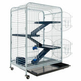 Cage Tyrol 205594 Rodents With wheels Plastic 64 x 44 x 93 cm-2