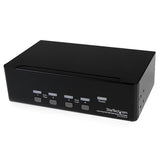 StarTech.com SV431DD2DUA KVM Switch - Black