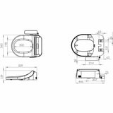 Toilet Seat SFA White Plastic-1