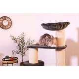 Scratching Post for Cats Zolux 504095 Grey Wood Sisal-1