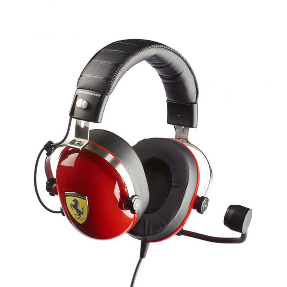 Headphones Thrustmaster New! T.Racing Scuderia Ferrari Edition Black Red-0