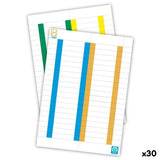 Labels Elba 10 Sheets Multicolour 10 Pieces (30 Units)-0