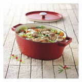 Casserole with lid Pyrex Slow Cook Cast Iron-1