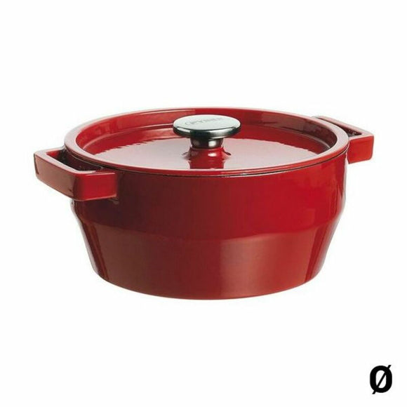 Casserole with lid Pyrex Slow Cook Cast Iron-0