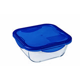 Set of lunch boxes Pyrex Cook & Go Blue Transparent-9