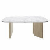 Centre Table White 105 x 58 x 39 cm-3