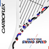 Squash racket Tecnifibre Carboflex X-Top V2 130 White-1