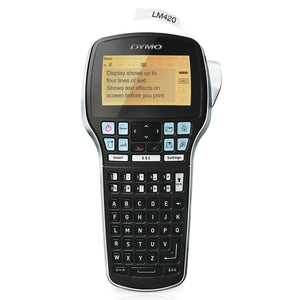 Portable Electric Label Maker Dymo LabelManager™ 420P ABC Kitcase-0